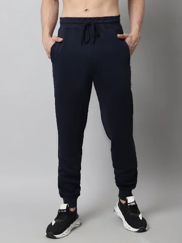 Cantabil Mens Ink Blue Track Pant