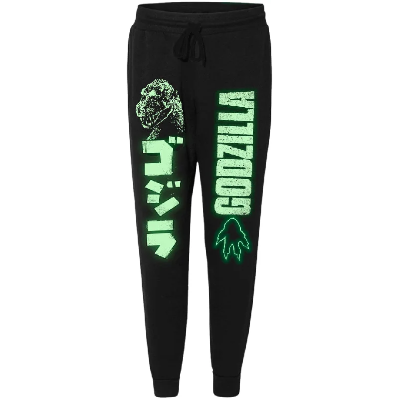 GODZILLA 1954 - JOGGER SWEATPANTS (GLOW IN THE DARK)