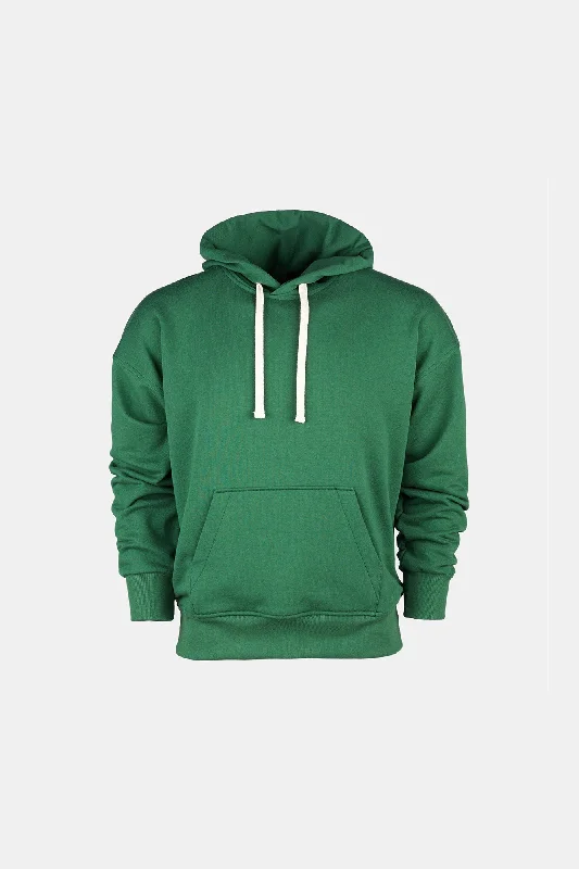 Men's Hooded Sweatshirt - Bottle Green