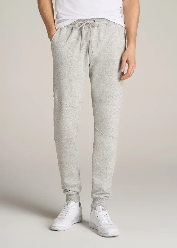 Wearever Fleece Joggers for Tall Men in Grey Mix