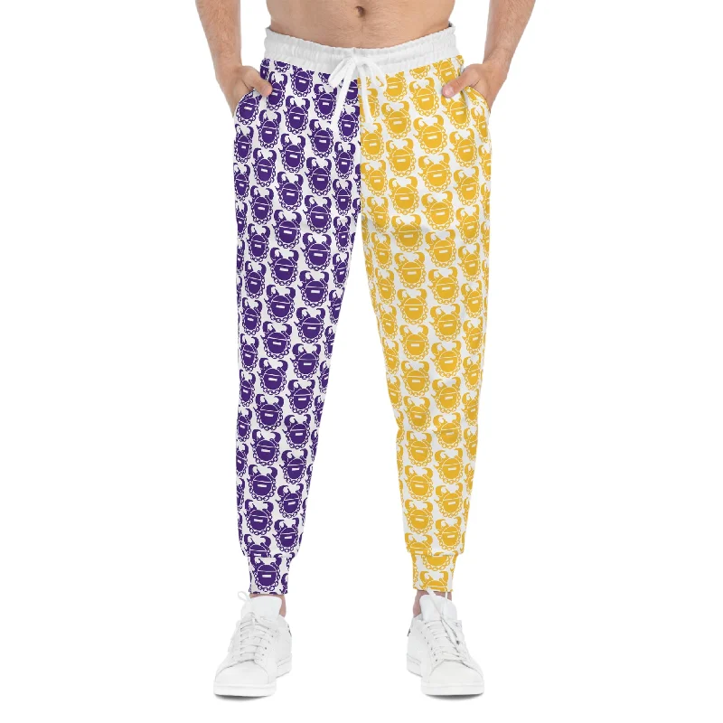 Athletic Joggers - Purple & Gold Helmets