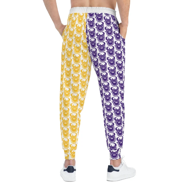 Athletic Joggers - Purple & Gold Helmets