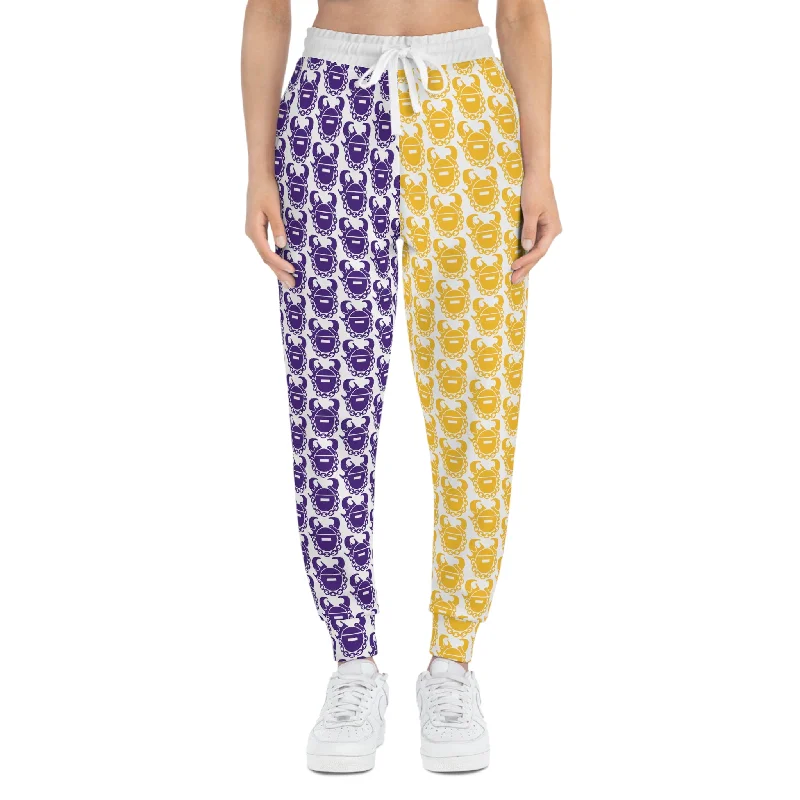 Athletic Joggers - Purple & Gold Helmets