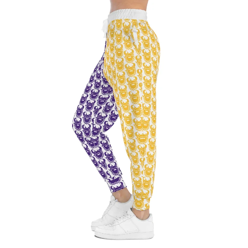 Athletic Joggers - Purple & Gold Helmets