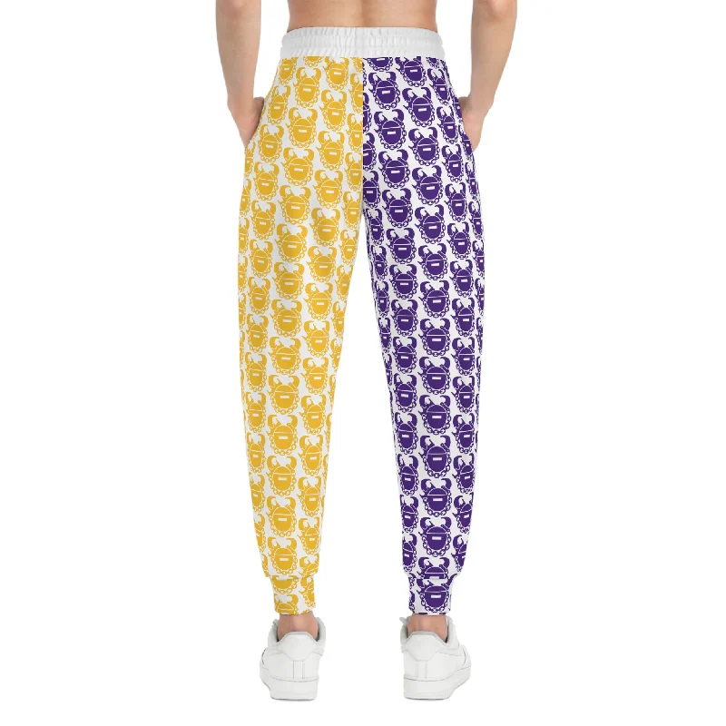 Athletic Joggers - Purple & Gold Helmets