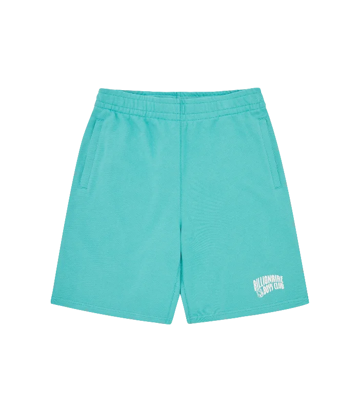 SMALL ARCH LOGO SHORTS - TEAL