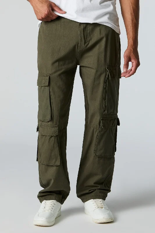 4 Pocket Cargo Straight Leg Cargo Pant