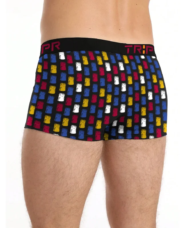 Men Printed Multicolor Trunk