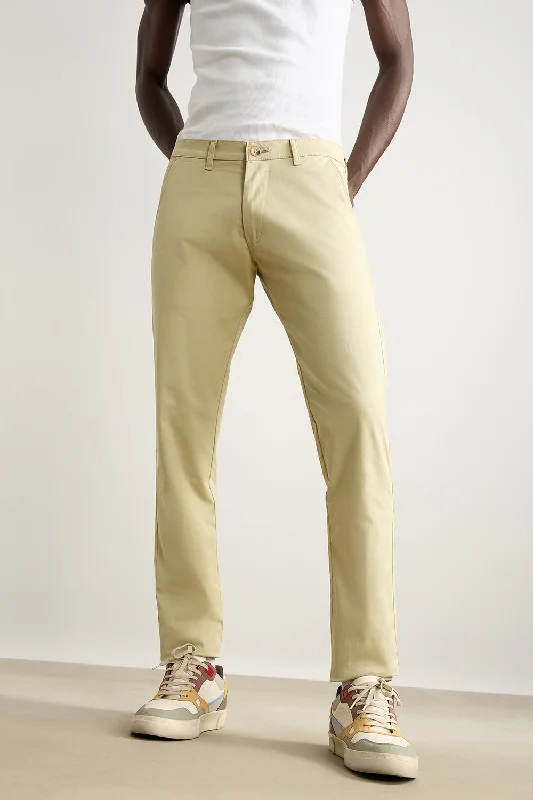 Men's Beige Summer Pants