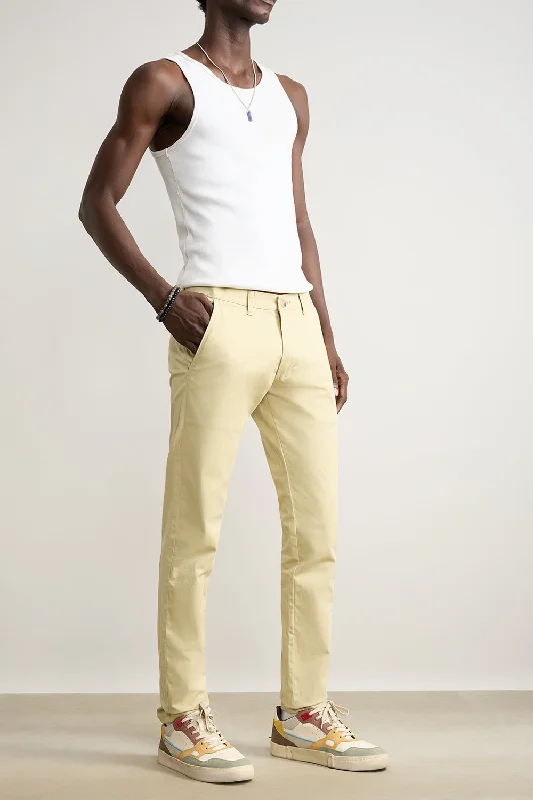 Men's Beige Summer Pants