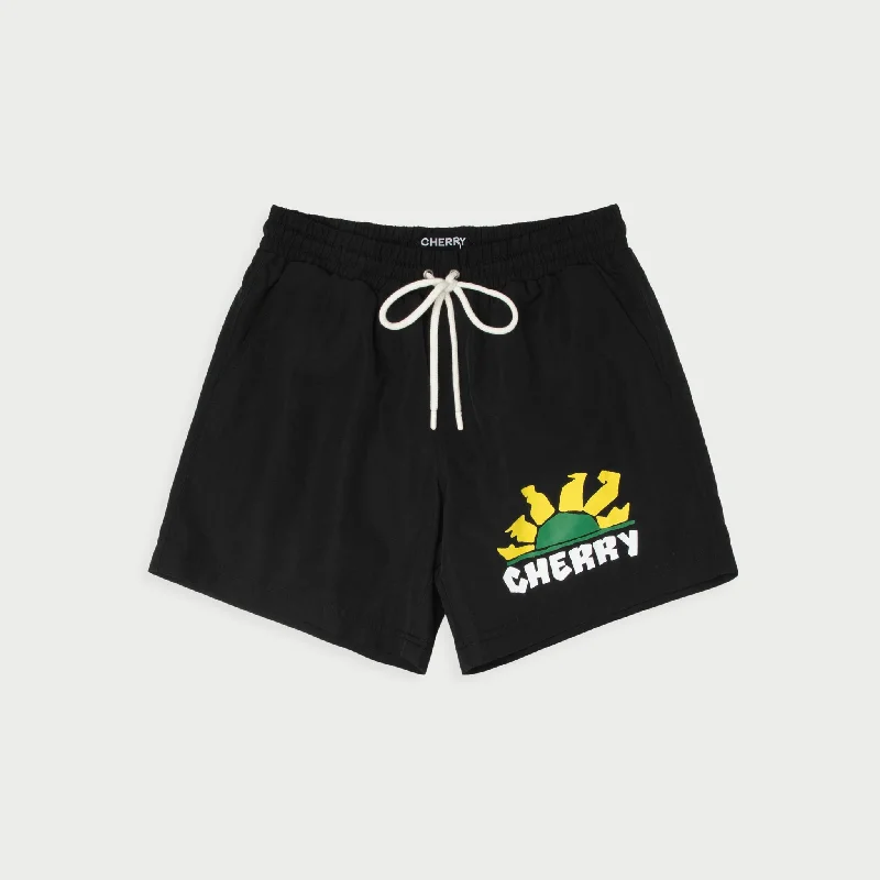 Sunset Swim Short (Black)