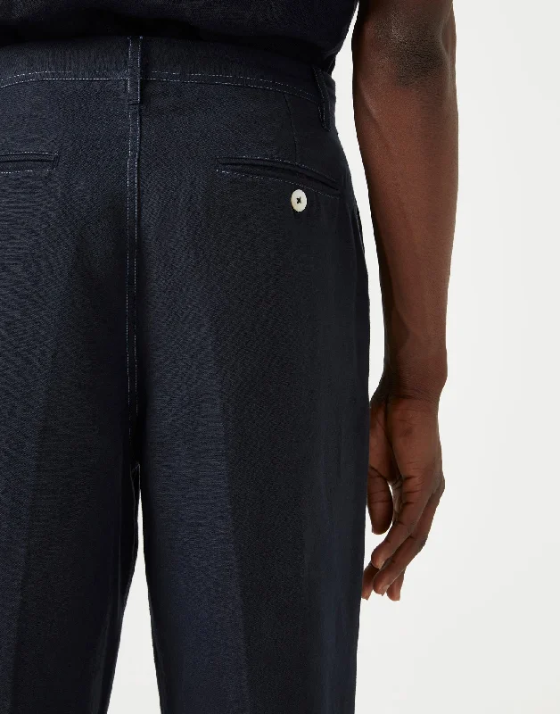 Relaxed Smart/Casual Trouser - Dark Navy