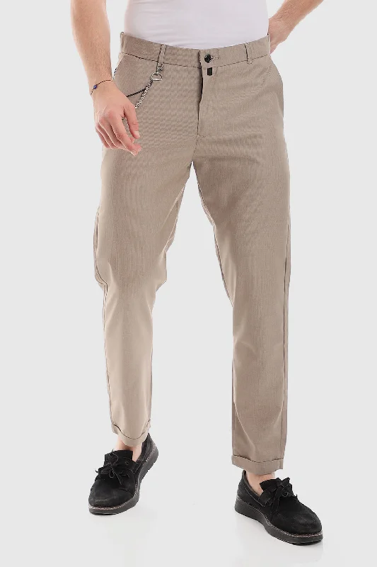 Slub Pattern Classic Chino Pants (838) - White Rabbit