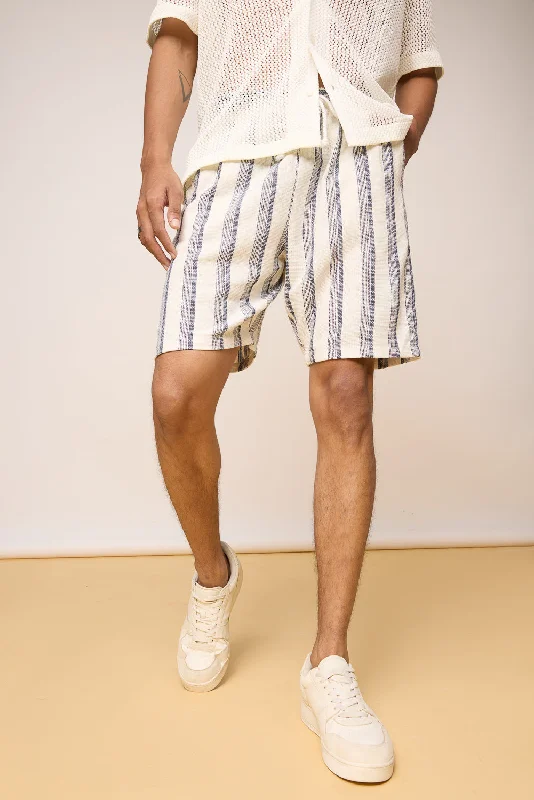 Riviera Striped Bermuda Shorts