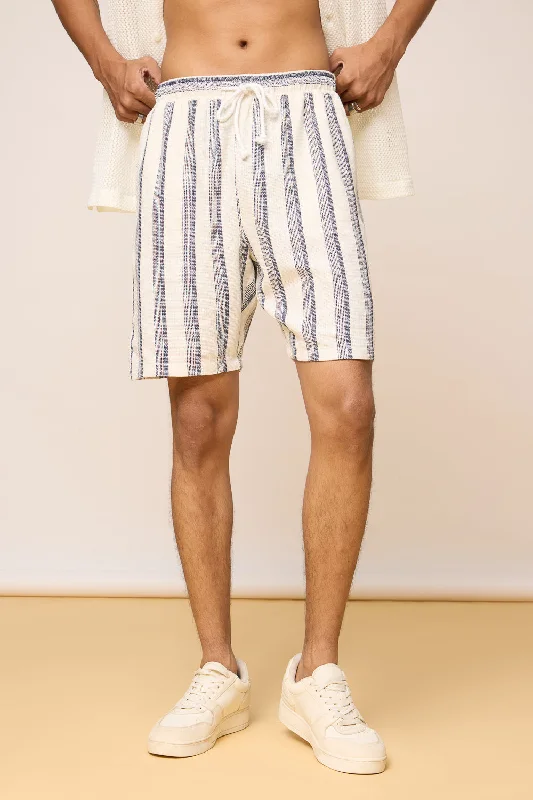 Riviera Striped Bermuda Shorts