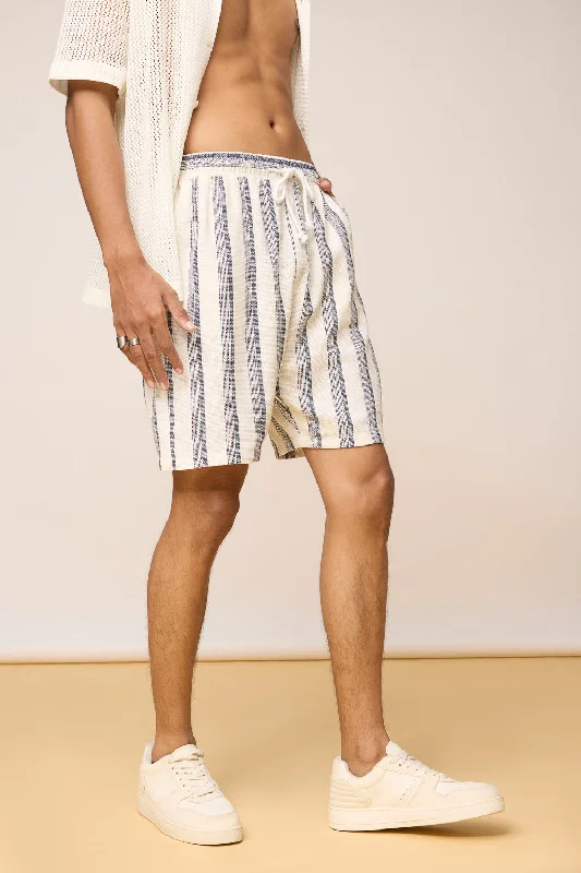 Riviera Striped Bermuda Shorts