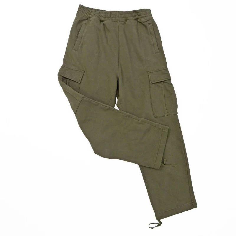 Carhartt WIP Mens Green Heavyweight Jogger Cargo Sweat Pant