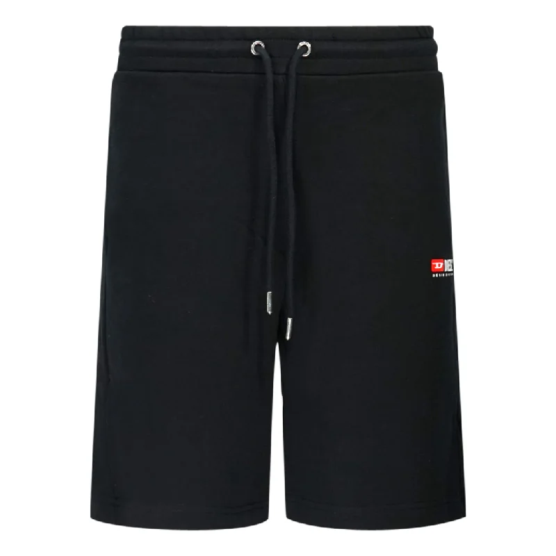 Diesel P-Tary-Division-Short Black Jogg Shorts