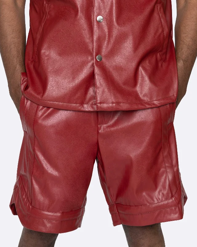 EPTM JOSIAH SHORTS-BURGUNDY