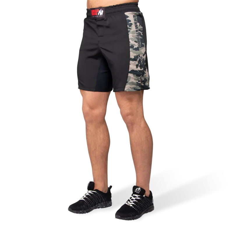 KENSINGTON MMA FIGHTSHORTS - ARMY GREEN CAMO