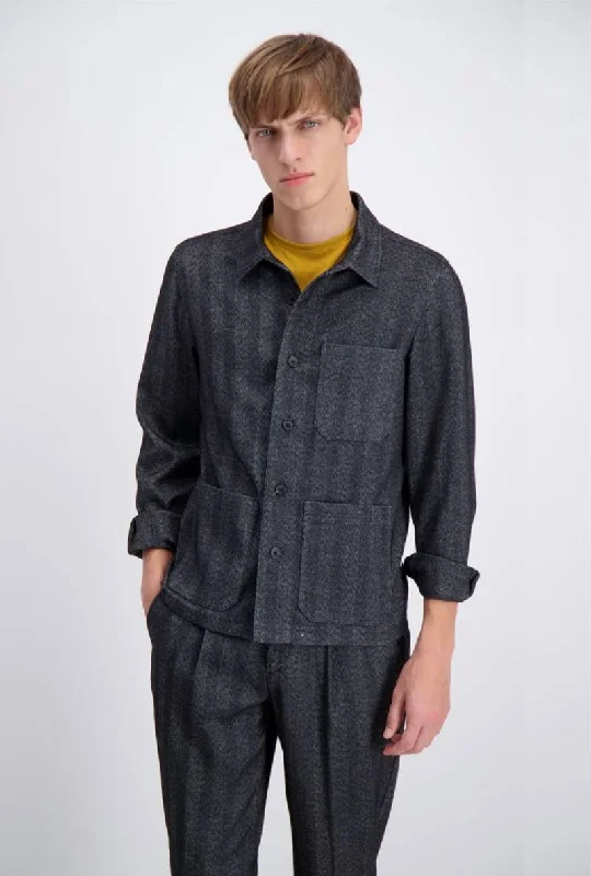 LINDBERGH HERRINGBONE OVERSHIRT