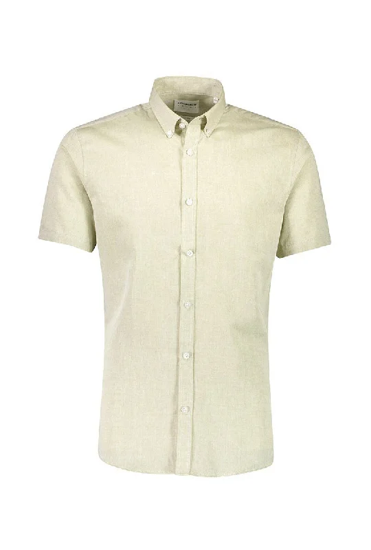 LINDBERGH LINEN BLEND S/S SHIRT