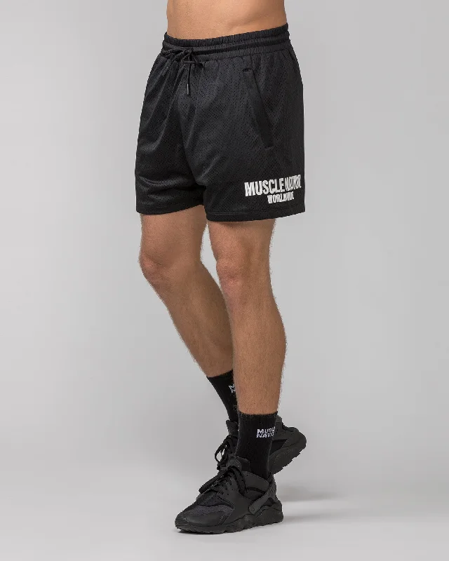 Muscle Nation | Worldwide Lay Up 3.5'' Shorts - Black