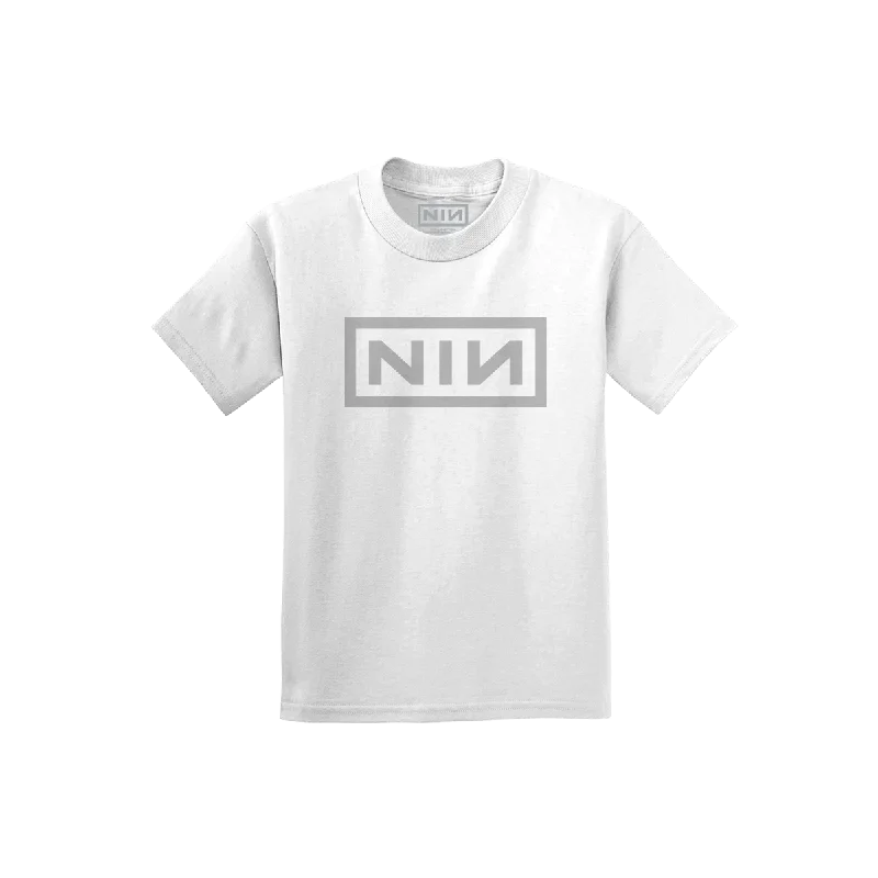 NIN LOGO WHITE YOUTH TEE