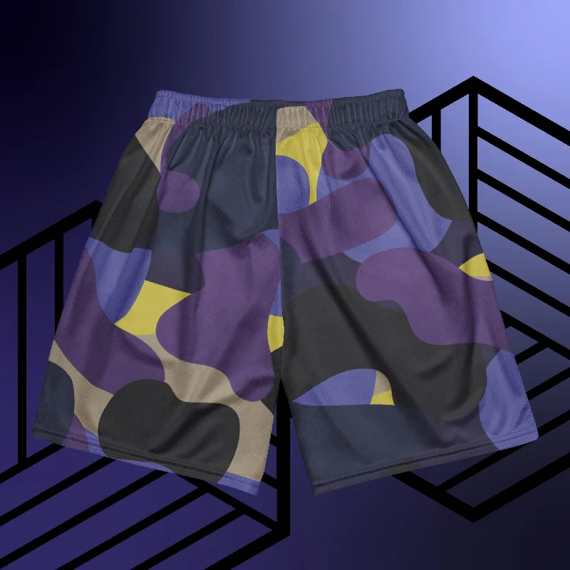 ""Quantum-flage"" Unisex mesh shorts