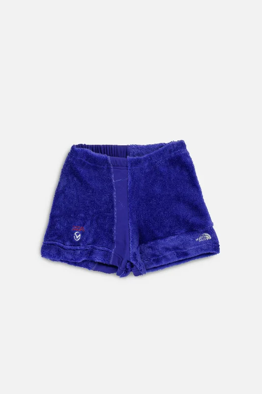 Rework North Face Fuzzy Shorts - S