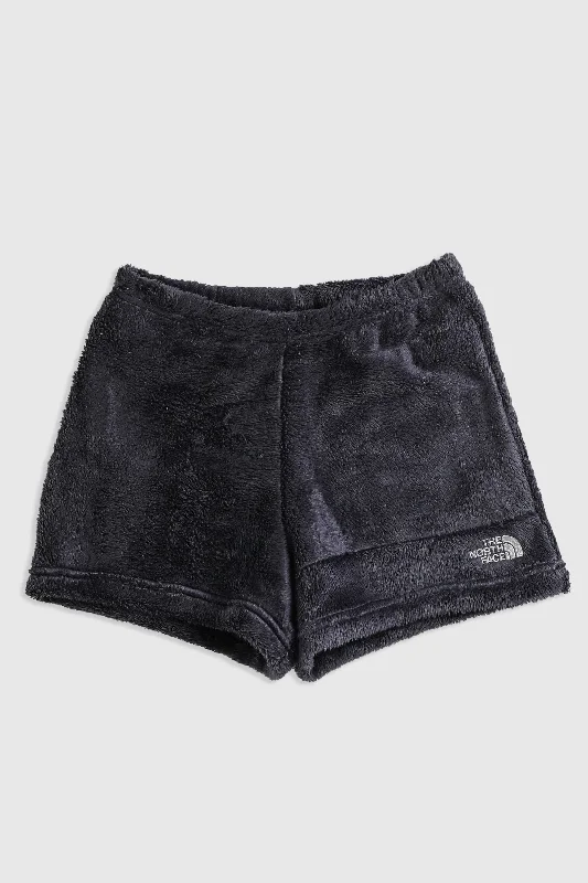 Rework North Face Fuzzy Shorts - XS