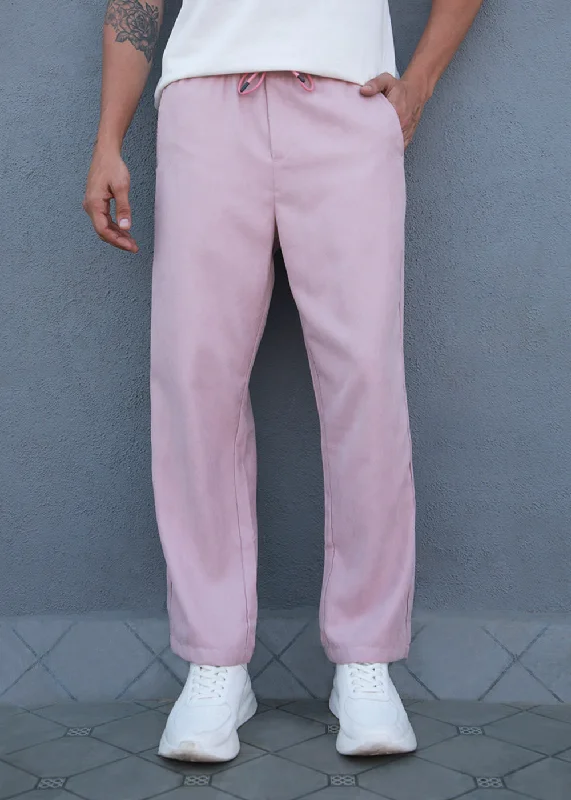 Rose Pink Pin Stripe Corduroy Pant