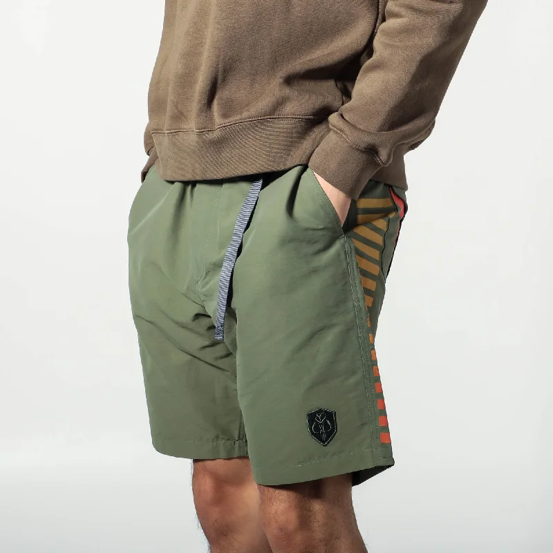 Warriors of Mandalore Olive Green Belted Cargo Shorts