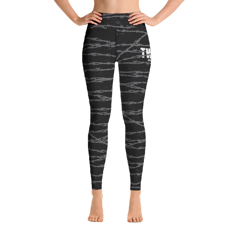 The Walking Dead Barbed Wire Yoga Leggings