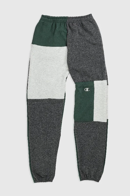 Unisex Rework Champion Patchwork Sweatpants - S