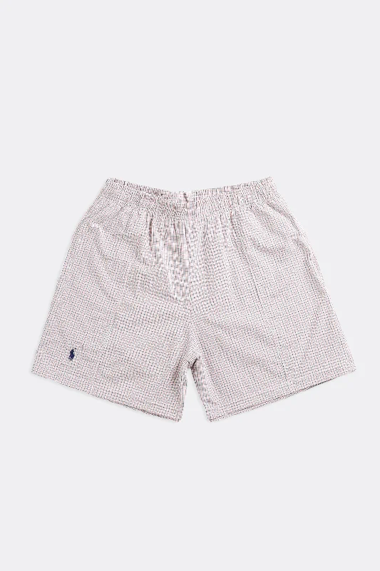 Unisex Rework Oxford Boxer Shorts - Women's S, Men's XS