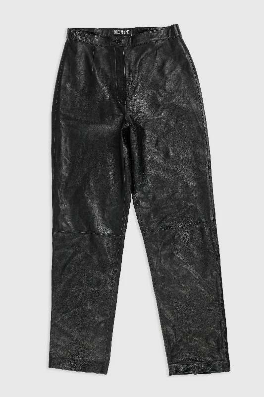 Vintage Leather Pants - Women's L