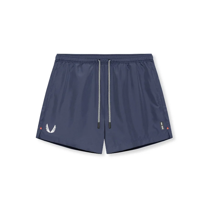 0676. Vintage 5"" Training Short - Navy