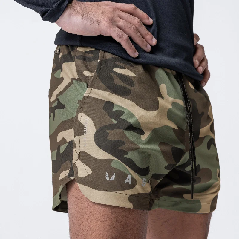 0751. Tetra-Lite™ 5"" Linerless Short - Woodland Camo ""Classic""