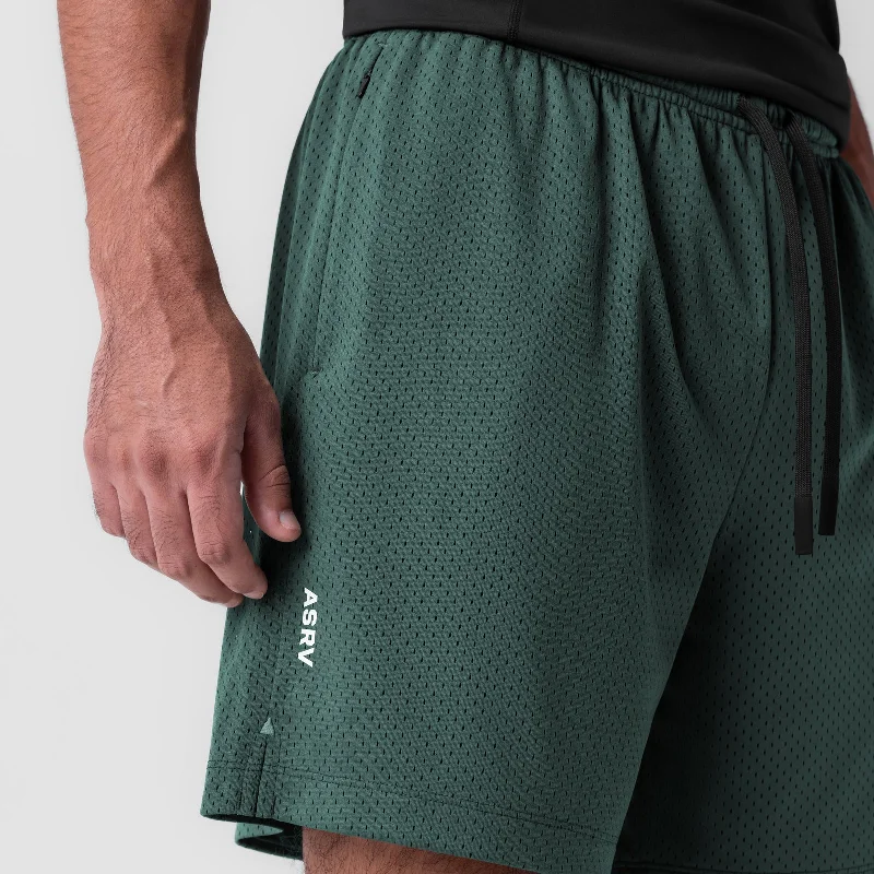 0988. Reversible 2-in-1 Short - Forest Green