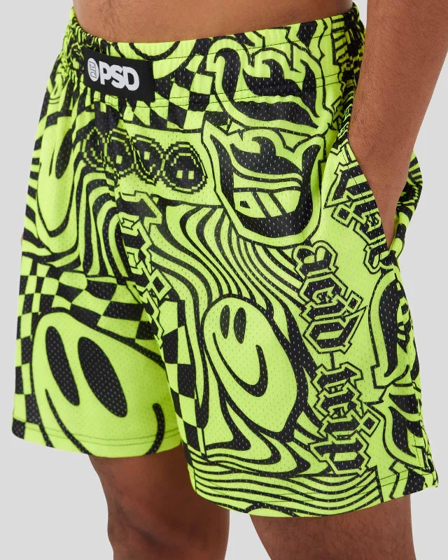 Neon Smiles - Yellow Active Short