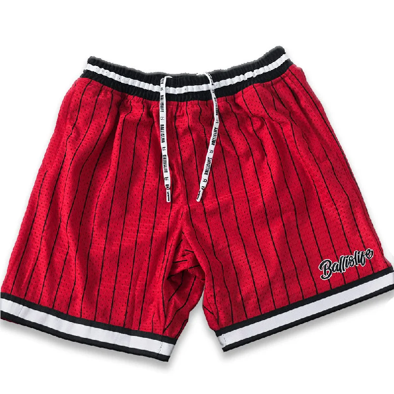 BIL Basketball Shorts in NS Red