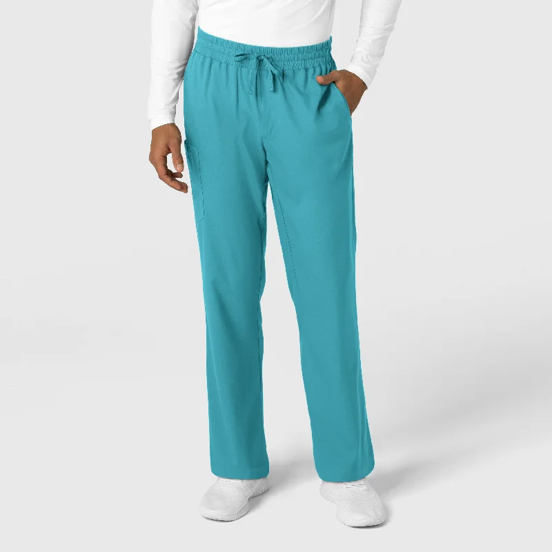 Boundless Men's Straight Leg Scrub Pant - Teal