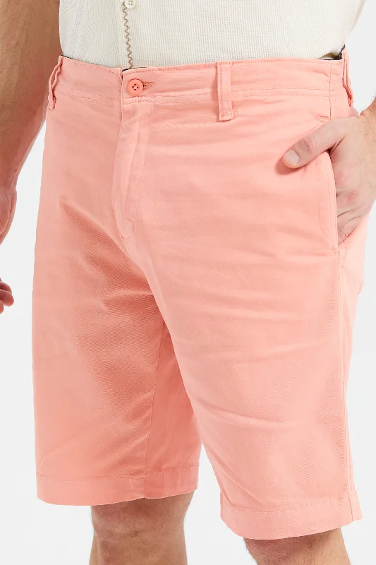 Men Coral Chino Shorts