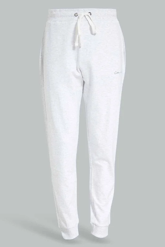 Men Ecru Loungewear Pant