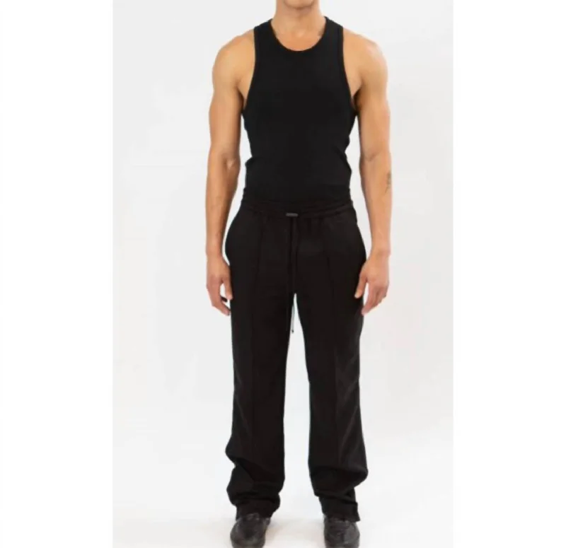 Elasticated Pant In Black