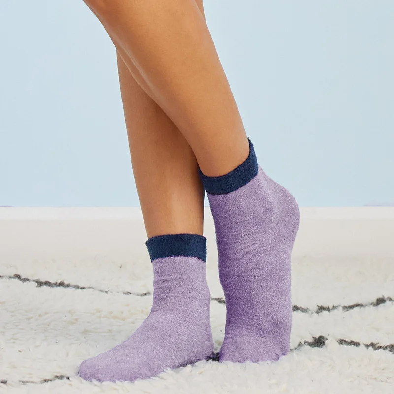 Lavender Floof Socks