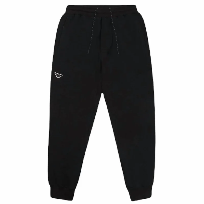 Men's Solid Jogger In Black