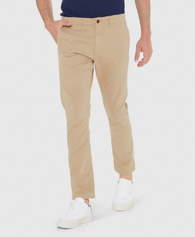 Officer Slim Chino Pants | Stonewash