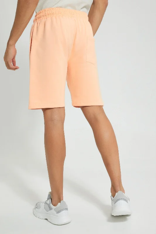 Orange Pull On Resort Short